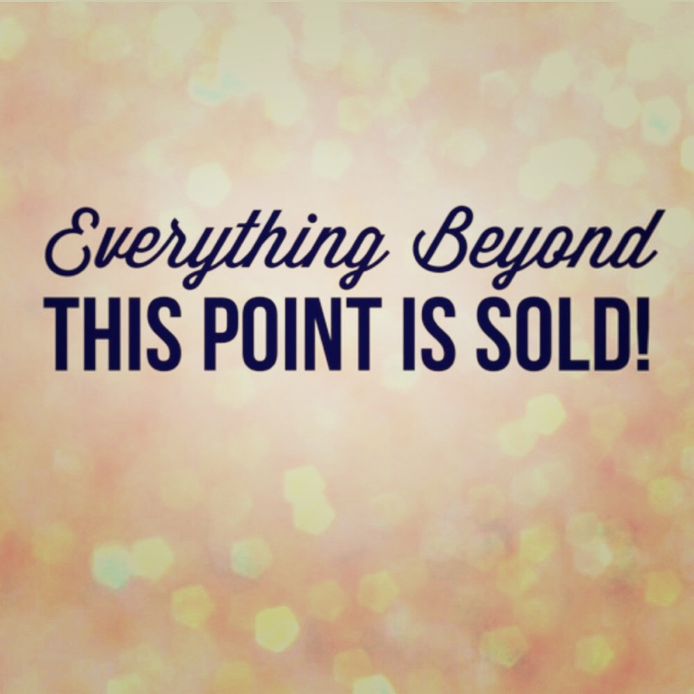 ❌Everything below is sold❌